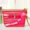 Transparent fashion cosmetic bag, several colorful colors with bowknot