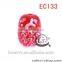 8mm acrylic beads for DIY Chrimas bracelet EC129(DIY)