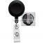 100 WHITE D HOLDERS BADGE REELS - 16 OTHER COLORS BELT CLIP nurse work card pull