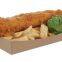 Kraft Cardboard Bowls-Finger Food Disposable Boats-Disposable Serving Bowl boxes- to Go Snack Bowl