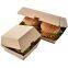 Disposable Take Away Kraft Paper Packaging Food Boxes For Restaurant