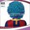 cheap blue afro curly synthetic football sports fans wigs