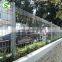 Corrosion resistance hot dipped galvanized metal wire mesh panels roll top fences for park/supermarket