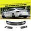 Vacuum Carbon Rear Diffuser Splitters for Tesla Model S 70D P85D 90D P100D 16-18
