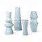 Nordic Modern Handmade Craft Small Ceramic Home Decerative Morandi Flower Vase Set
