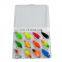 Free Sample 12 pcs 3g Colorful Metal Pattern Fishing Spoon Lures Sequins Hard Baits Fishing Lures Set with Box Fishing Tackle