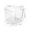 Plastic Open Storage Bins Clear Pantry Organizer Box Bin Containers for Organizing Kitchen Fridge, Food, Snack Pantry Cabinet, Fruit, Vegetables, Bathroom Supplies, Square