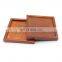 Square European Style Wood Tea Tray, Great for dinner trays