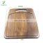 Hot Sale Walnut Wood Rectangle Cutting Board with Handle and Juice Groove