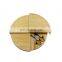 100% Bamboo Pizza Cheese Cutting Board Rotatable with Slid Drawer and 3pcs Knife Set Rotating Serving Display Board