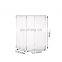 White Acrylic Pedestal Plinth Set Square Acrylic Wedding Flower Plinth Display