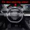 Suitable car steering wheel cover carbon fiber leather interior Car accessories Steering wheel cover for Peugeot 3008 4008 5008