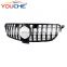 GT style ABS front grille mesh hood for Mercedes Benz GLE class W166 4 door SUV 2016-2019