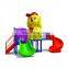 cute popular  dog animal theme Type small Plastic Swing and Slide Kids children climb Outdoor Playground equipment