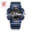 OHSEN AD1803  Men Digital+Quartz Watches 30M Water Resistant LED Digital Plastic Wristwatch