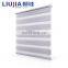 Day And Night Motorised Double Roller Blinds, Automatic Modern Design Zebra Blinds