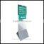 stainless steels display floor stand-Retail Shops advertising boards-Pop stand up board