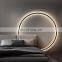Circle Sofa Background Wall Lamp Bedroom Bedside Aisle Corridor Modern LED Sconce Lights