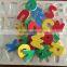 2015 popular letters puzzle games for little Child Natural wood educational puzzle