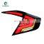 Landnovo body parts car assembly rear taillight led lamp replacement For 2016-2021 Honda Civic led tail light