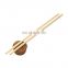 100% Bamboo Disposable Round Chopsticks Wrapped in PE Plastic Sleeve