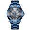 Men's Chronograph Waterproof Quartz Watch Steel Strap Calendar Men's Business Watch