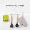 Christmas Space Valentine Gift OEM Custom Logo Tableware Storage Rack Pot Lid Holder Plastic Spoon Rest with Drip Pad