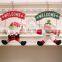 Merry Christmas Cute Santa Claus Snowman Door Hanging Christmas Tree Home Decor Ornaments Xmas Gift New Year Decoration