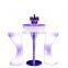Nightclub Table and Stools /PE Light Up Led Chair for Restaurant Pub Nightclub Used, Glowing Bar Table and Stools