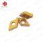 DCMT11T308-HQ Carbide Turning Insert with CVD Yellow Coated for Steel