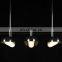 Classic Retro Brass Transparent Glass Pendant Light Home Hotel Exhibition Hall Decoration Lighting Chandeliers