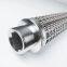 External thread stainless steel sintered felt polyester melt filter element RT-045