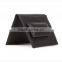 Vegetable-tanned Italian leather bifold money clip wallet super slim magnetic cash clip for men