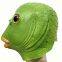 Green Fish Mask Halloween Carnival Animal Theme Party Cosplay Funny Fish Full Head Latex Masks