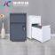 JC Office under-desk storage removable 3-drawer steel file cabinet with lock and universal wheels