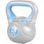 Vinyl kettlebell stylish colorful plastic-coated cement-filled 2kg-20kg