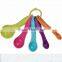 Set of 5 Eco friendly Multi Color ABS Seasoning measuring spoon