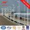 6m single arm solar street light pole with LED lights for high way