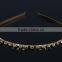 Fashion Gold Plated Spiring Metal Women Hairbands Hair Bridal Hair Accessories