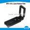 L-shaped vertical metal quick release plate camera small metal L bracket