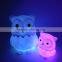 2015 New Design Roto Casting Vynil Owl Anime Figure Led Light Toys