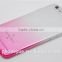 fashion ultra-thin gradual change color protective clear soft tpu case for iphone