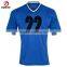 100% Polyester Mesh Fabric Soccer Jersey 2015 Customized