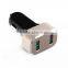 Quick charger 2.0 dual USB car charger with usb type C