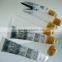 10ml Round Cosmetic Cream Tube with Portable Key Chain Cap for Lip-gloss