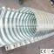 Galvanized corrugated half round culvert pipe