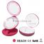 Hot Selling Dual sides folding LED 1x & 10X Magnification Cosmetic Magnifying Lighted Travel Pocket Mirror With LED Light