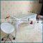 1671# 1.2meter wood with glass nail salon furniture table/manicure table