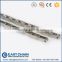 A series heavy duty double pitch 63.5mm 304 stainless steel conveyor chain C2100H with small roller