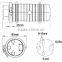 zhantong dome fiber optic splice closure Best selling china manufacturer waterproof fiber optic splice closure